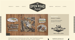 Desktop Screenshot of openroadbrands.com